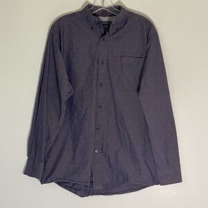 Ariat Pro Series Shirt Mens Medium Purple Diamond Vented Underarm Western Cowboy